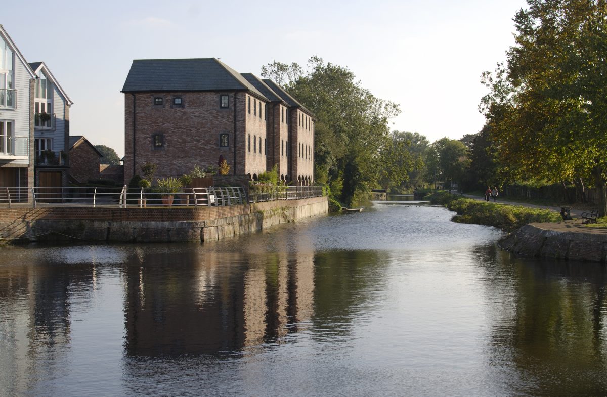 The,Canal,Basin,At,Chichester.,West,Sussex.,England.,With,Converted